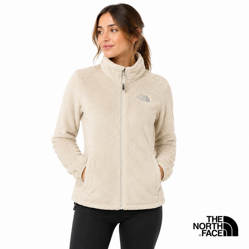 The North Face Women's Cream Teddy Fleece Jacket